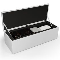 Calçadeira Recamier Baú Dália 140X50cm W01 Branco