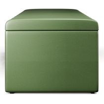 Calçadeira Recamier Baú Casal Queen 160X50 Cm Verde Musgo