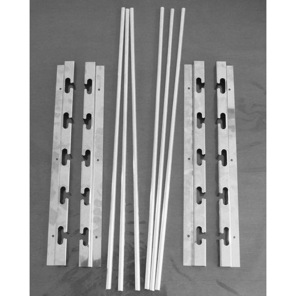 4 Suportes Para Churrasqueira De Alvenaria Inox Jl Grill
