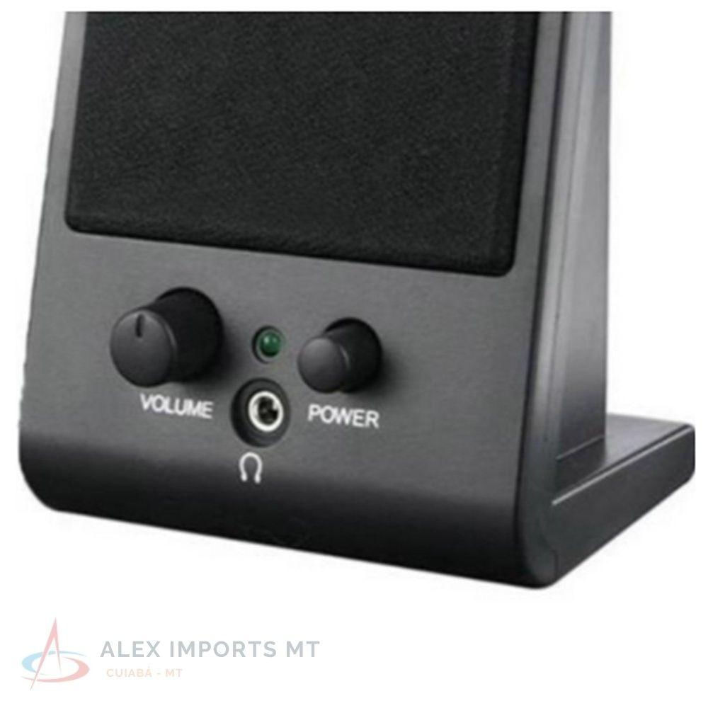 Caixa de Som Multilaser 2.0 Canais 3W Rms Conecta Via Usb