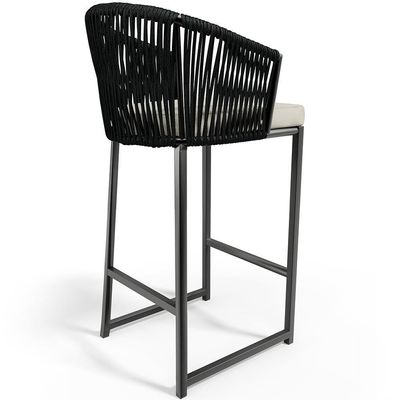 Kit 05 Banqueta Para Área Gourmet Cozinha Varanda D04 Preto