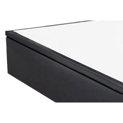 Cama Box Baú Solteiro Universal Courano Gray (88x188x35) - Costa Rica