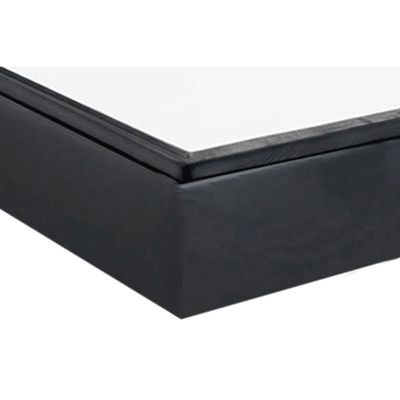 Cama Box Baú Solteiro Universal Courano Gray (88x188x35) - Costa Rica