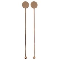 Conjunto de Misturador para Drinks Fracalanza 26282 em Aço Inox Cobre - 2 Peças