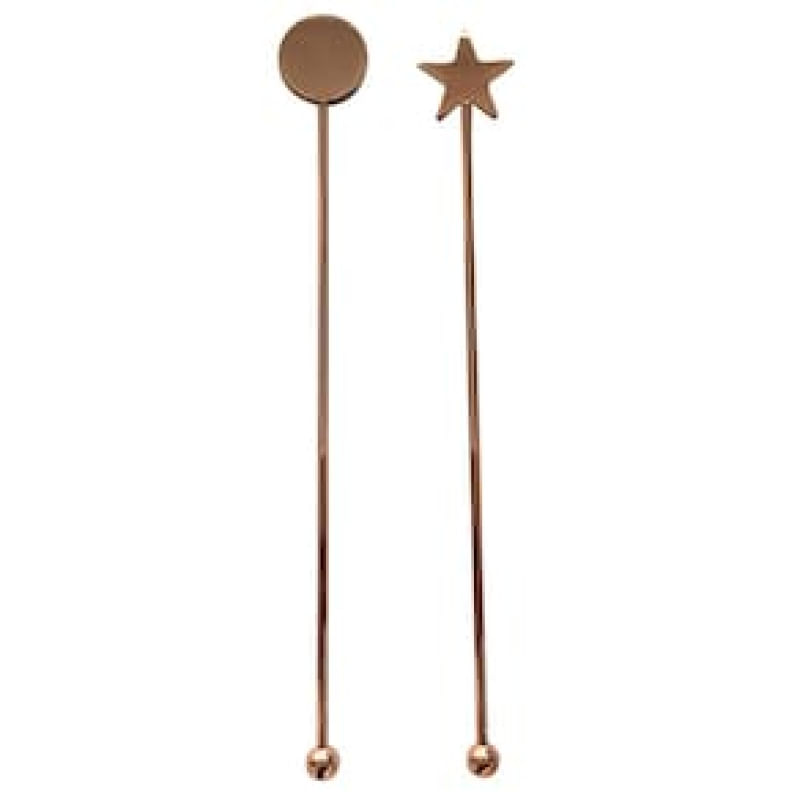 Conjunto de Misturador para Drinks Fracalanza 26278 em Aço Inox Cobre - 2 Peças