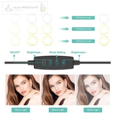 Ring Light Led 10 Polegadas 26cm Com Trípe De 2,10 M Barato