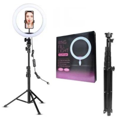 Ring Light Led 10 Polegadas 26cm Com Trípe De 2,10 M Barato