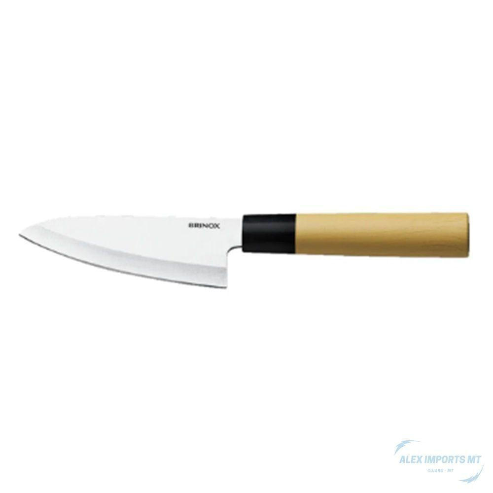 Faca Samurai Para Peixe 4,4 Polegadas Em Aço Inox