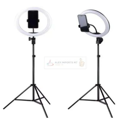 Kit Ring Light 14 Polegadas 36cm Tripé Suporte Celular Fonte