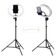 Kit Ring Light 14 Polegadas 36cm Tripé Suporte Celular Fonte