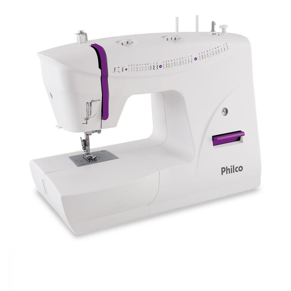 Máquina de Costura Philco Pmc33b 33 Pontos Branco - 110v