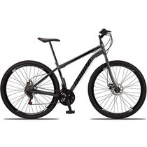 Bicicleta 29 Dropp Sport Aço 21 Marchas Freio A Disco Grafite+preto