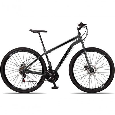 Bicicleta 29 Dropp Sport Aço 21 Marchas Freio A Disco Grafite+preto