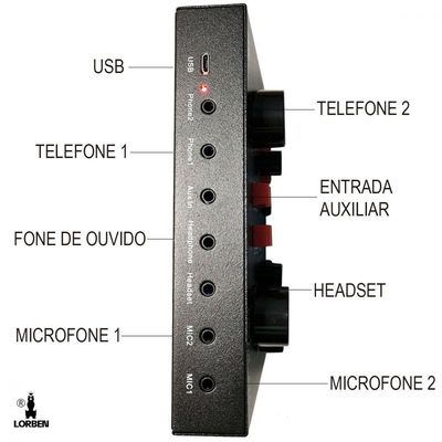 Kit Completo Microfone Bm800 com Mini Placa V8x Live Sound