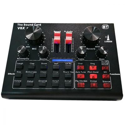Mini Placa Mixadora Gravadora de Som Pro Live Sound Lorben