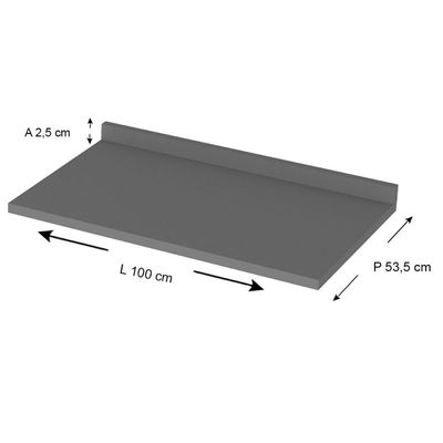 Tampo de Cozinha Modulado  p/ Balcão Connect 100cm Duna - Henn
