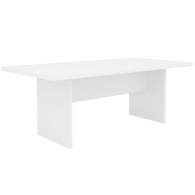 Mesa de Diretor Reunião ME4119 Branco - Tecno Mobili