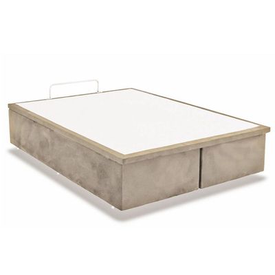 Cama Box Baú Solteiro Universal Suede Clean (88x188x35) - Ortobom