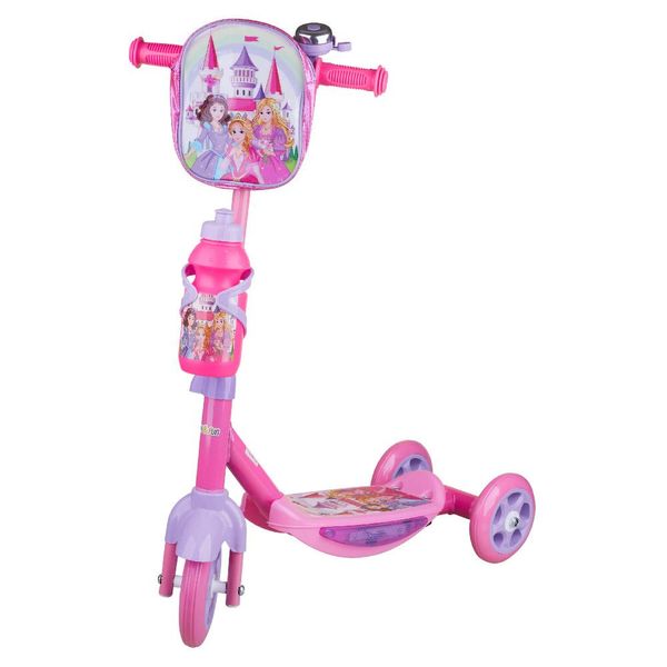 Patinete 3 Rodas com Mochila e Squeeze Fantasy Play&Fun