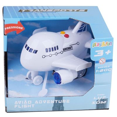 Avião com Fricção Adventure Flight Play&Fun