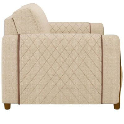 Kit Sofá 02 Lugares 168Cm Com Poltrona Flora M03 Bege
