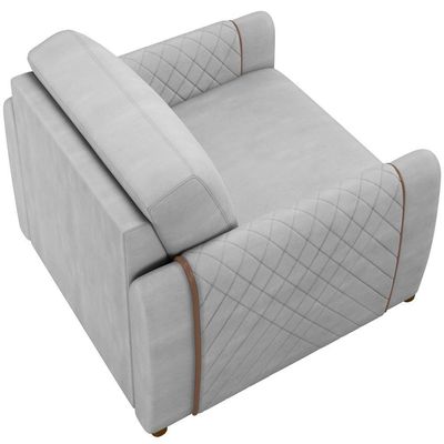 Kit Sofá 03 Lugares 223Cm Com 02 Poltronas Flora M03 Cinza