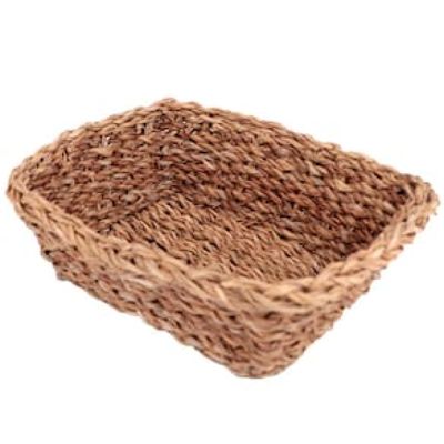Conjunto de Cestas em Fibra Natural L`Hermitage 23371 Retangulares – 3 Peças