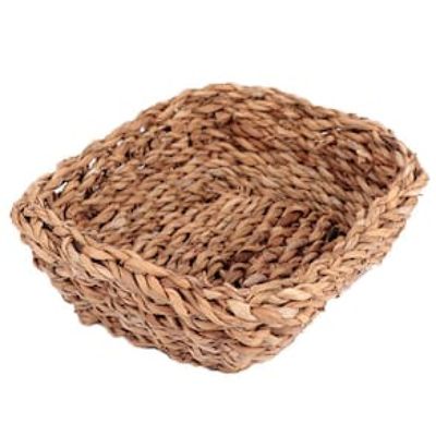 Conjunto de Cestas em Fibra Natural L`Hermitage 23371 Retangulares – 3 Peças