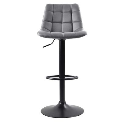 Conjunto com 2 Banquetas Giratórias Kinney Cinza