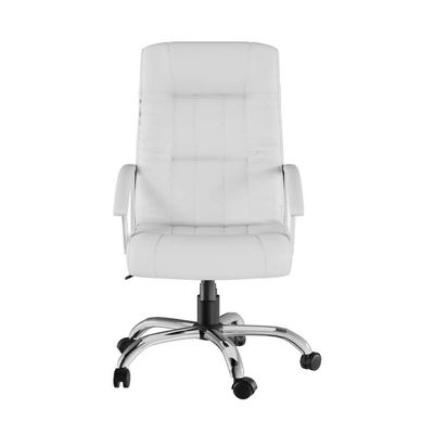Cadeira de Escritório Presidente Giratória Office Business Plus Branca