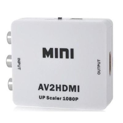 Adaptador Conversor de Rca Video Composto Av para Hdmi