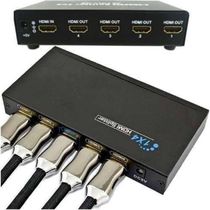 Distribuidor Hdmi Splitter 1x4 Divisor 4 Portas Ps3 Xbox Sky