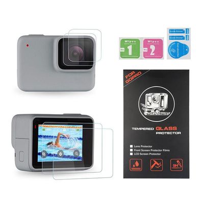 Películas De Vidro para Lente Gopro Hero 7 White Silver
