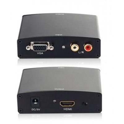 Cabo Adaptador Conversor Vga para Hdmi com Áudio Rca