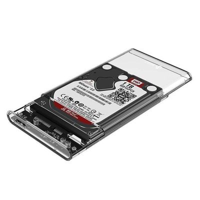 Adaptador Case de Gaveta Hd Sata Externo Notebook Slim Usb 3.0 - Transparente