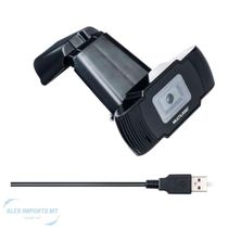 Webcam 1.0mp Hd 720p Office Com Microfone Pra Gamers