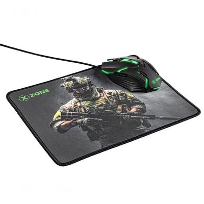 Kit Gamer 2 Em 1 Mouse E Mousepad Xzone - Gtc-03 Combo Gtc-03 Na 2 Em 1