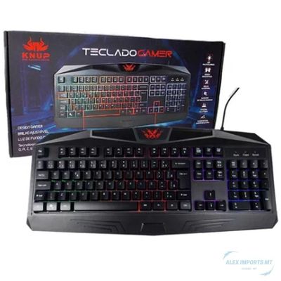 Teclado Para Notbooks Gamer Semi-Mecanico Usb