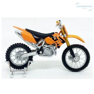 Miniatura Moto Ktm Moto Com Detalhes Em Plástico