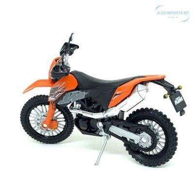 Miniatura Moto Ktm 690 Tanque Em Metal