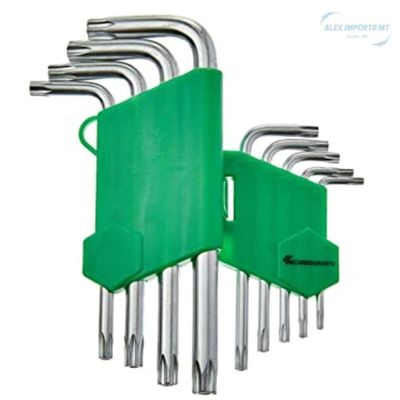 Kit Ferramenta Jogo De 9 Chave Hexalobular Kite Jogu Chavi