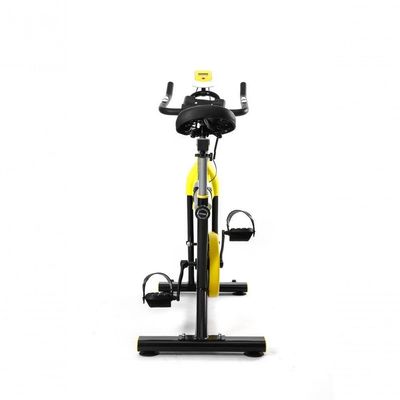 Bicicleta Spinning Com Roda De Inercia De 8kg - Preto E Amarelo
