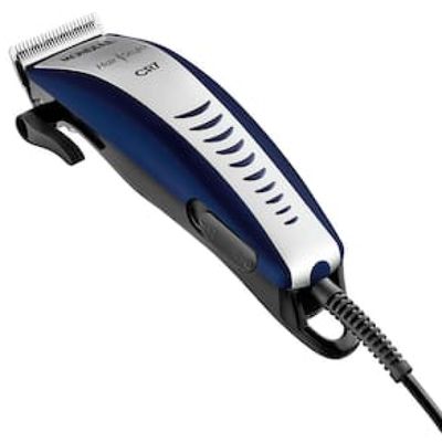 Máquina de Cortar Cabelo Mondial Hair Stylo CR-07 4 pentes - Azul/Prata Azul,Prata / 110