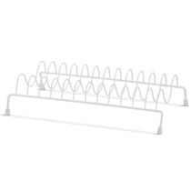 Organizador Seca Pratos Universal com Ponteira Plástica Arthi - Branco
