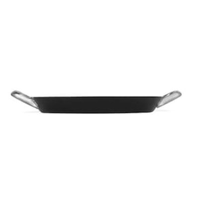 Paellera Profissional Multiflon M em Alumínio e Antiaderente 37cm - Preta