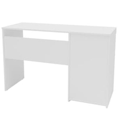 Mesa para Computador ou Escritório Politorno Malta com 4 Gavetas Branco