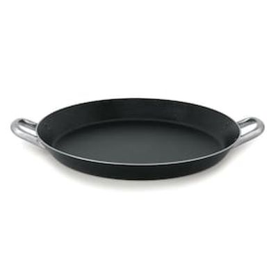 Paellera Profissional Multiflon G em Alumínio e Antiaderente 43cm - Preta