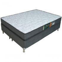 Conjunto Cama Box E Colchão King Becflex Diamond