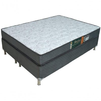 Conjunto Cama Box E Colchão King Becflex Diamond