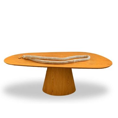 Mesa Oval Organica Em Freijo 180x100
